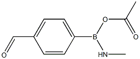 4-Formylphenylboronic  acid  methyliminoacetic  acid  anhydride Structure