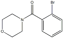 (2-bromophenyl)(4-morpholinyl)methanone 구조식 이미지