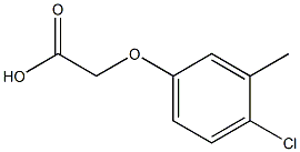2-(4-chloro-3-methylphenoxy)acetic acid Structure