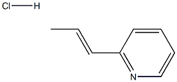 2-[(1E)-prop-1-enyl]pyridine hydrochloride 구조식 이미지