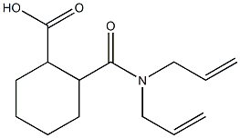 2-[(diallylamino)carbonyl]cyclohexanecarboxylic acid Structure