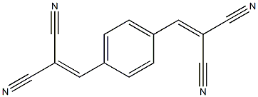 2-[4-(2-cyano-3-nitrilo-1-propenyl)benzylidene]malononitrile Structure