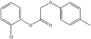 2-chlorophenyl 2-(4-methylphenoxy)acetate Structure