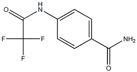 4-[(2,2,2-trifluoroacetyl)amino]benzamide Structure