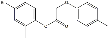 4-bromo-2-methylphenyl 2-(4-methylphenoxy)acetate Structure