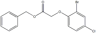 benzyl 2-(2-bromo-4-chlorophenoxy)acetate 구조식 이미지