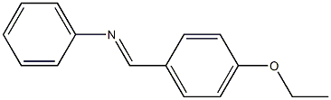 N-[(E)-(4-ethoxyphenyl)methylidene]-N-phenylamine 구조식 이미지