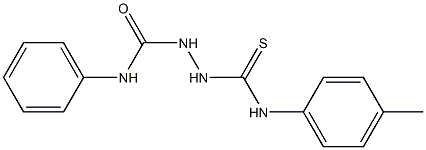 N-phenyl-2-(4-toluidinocarbothioyl)-1-hydrazinecarboxamide Structure