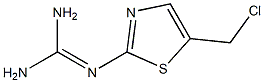 2-(5-(chloromethyl)thiazol-2-yl)guanidine 구조식 이미지