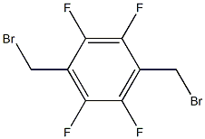 2,3,5,6-tetrafluoro-1,4-bis(bromomethyl)benzene 구조식 이미지