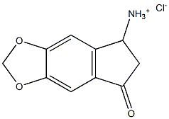 7-oxo-6,7-dihydro-5H-indeno[5,6-d][1,3]dioxol-5-aminium chloride 구조식 이미지