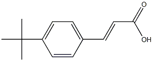 (E)-3-[4-(tert-butyl)phenyl]-2-propenoic acid 구조식 이미지
