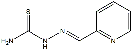 2-[(E)-2-pyridinylmethylidene]-1-hydrazinecarbothioamide 구조식 이미지