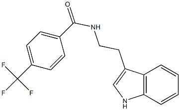 N-[2-(1H-indol-3-yl)ethyl]-4-(trifluoromethyl)benzenecarboxamide Structure