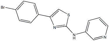 N-[4-(4-bromophenyl)-1,3-thiazol-2-yl]-N-(3-pyridinyl)amine Structure