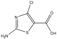 2-amino-4-chlorothiazole-5-carboxylic acid 구조식 이미지