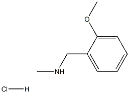 2-Methoxy-N-methylbenzylamine hydrochloride ,97% 구조식 이미지