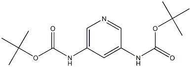 Di-tert-butyl pyridin-3,5-dicarbamate ,98% 구조식 이미지