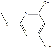 6-Amino-2-(methylthio)pyrimidin-4-ol ,98% 구조식 이미지