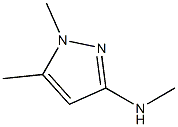 N,1,5-Trimethyl-1H-pyrazole-3-amine ,98% 구조식 이미지