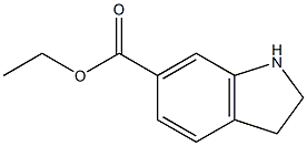 Ethyl indoline-6-carboxylate ,97% 구조식 이미지