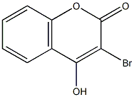 3-Bromo-4-hydroxy-chromen-2-one ,98% 구조식 이미지