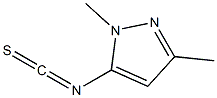 5-Isothiocyanato-1,3-dimethyl-1H-pyrazole ,97% Structure