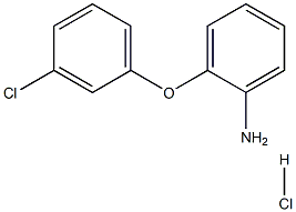 2-(3-chlorophenoxy)aniline hydrochloride Structure