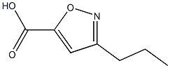 3-propylisoxazole-5-carboxylic acid 구조식 이미지
