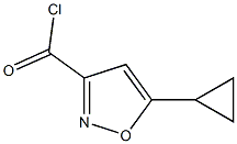 5-cyclopropylisoxazole-3-carbonyl chloride Structure