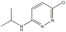 6-chloro-N-isopropylpyridazin-3-amine 구조식 이미지