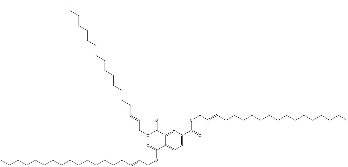 1,2,4-Benzenetricarboxylic acid tri(2-octadecenyl) ester 구조식 이미지