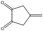 4-Methylenecyclopentane-1,2-dione 구조식 이미지