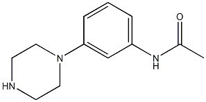 N-[3-(1-Piperazinyl)phenyl]acetamide Structure