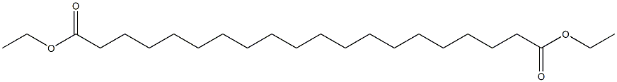 Icosanedioic acid diethyl ester 구조식 이미지