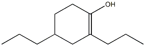 2,4-Dipropyl-1-cyclohexen-1-ol Structure