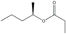 Propionic acid (1R)-1-methylbutyl ester 구조식 이미지