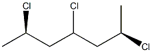 (2R,6R)-2,4,6-Trichloroheptane Structure