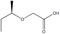 (-)-[(R)-sec-Butyloxy]acetic acid Structure