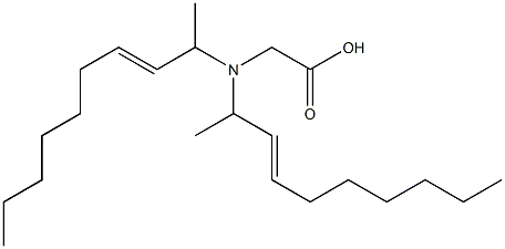 N,N-Di(3-decen-2-yl)aminoacetic acid Structure