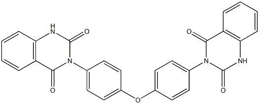 3,3'-[Oxybis(4,1-phenylene)]bis[quinazoline-2,4(1H,3H)-dione] 구조식 이미지