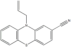 10-Allyl-10H-phenothiazine-2-carbonitrile 구조식 이미지