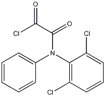 N-(2,6-Dichlorophenyl)-N-phenyloxamoyl chloride 구조식 이미지