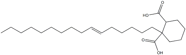 Cyclohexane-1,2-dicarboxylic acid hydrogen 1-(6-hexadecenyl) ester Structure