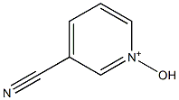 3-Cyano-1-hydroxypyridin-1-ium Structure