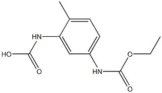 4-Methyl-1,3-phenylenebis(carbamic acid ethyl) ester 구조식 이미지