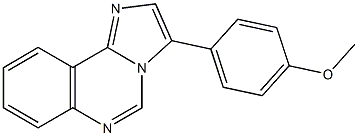 3-(4-Methoxyphenyl)imidazo[1,2-c]quinazoline 구조식 이미지