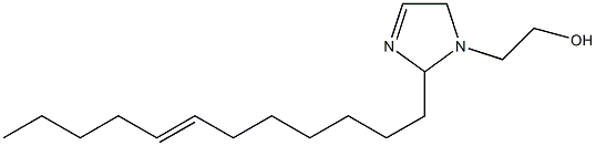 2-(7-Dodecenyl)-3-imidazoline-1-ethanol Structure