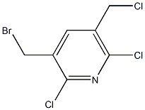 2,6-Dichloro-3-(bromomethyl)-5-(chloromethyl)pyridine 구조식 이미지