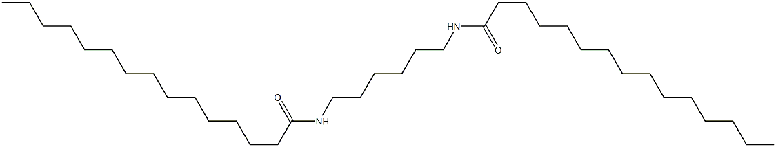 N,N'-(1,6-Hexanediyl)bis(pentadecanamide) Structure